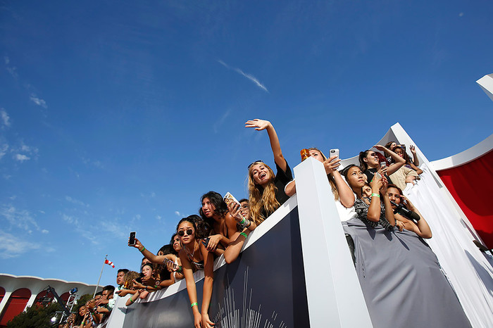 Зрители церемонии MTV Music Video Awards