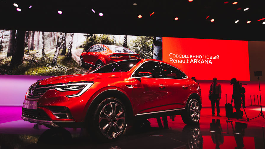 Автомобиль Renault Arkana на&nbsp;Московском международном австосалоне, 29 августа 2018 года