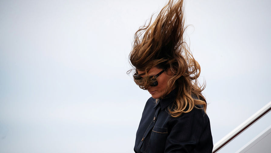 Первая леди США Меланья Трамп на&nbsp;авиабазе Эндрюс в&nbsp;Мэриленде, 8 июля 2019 года