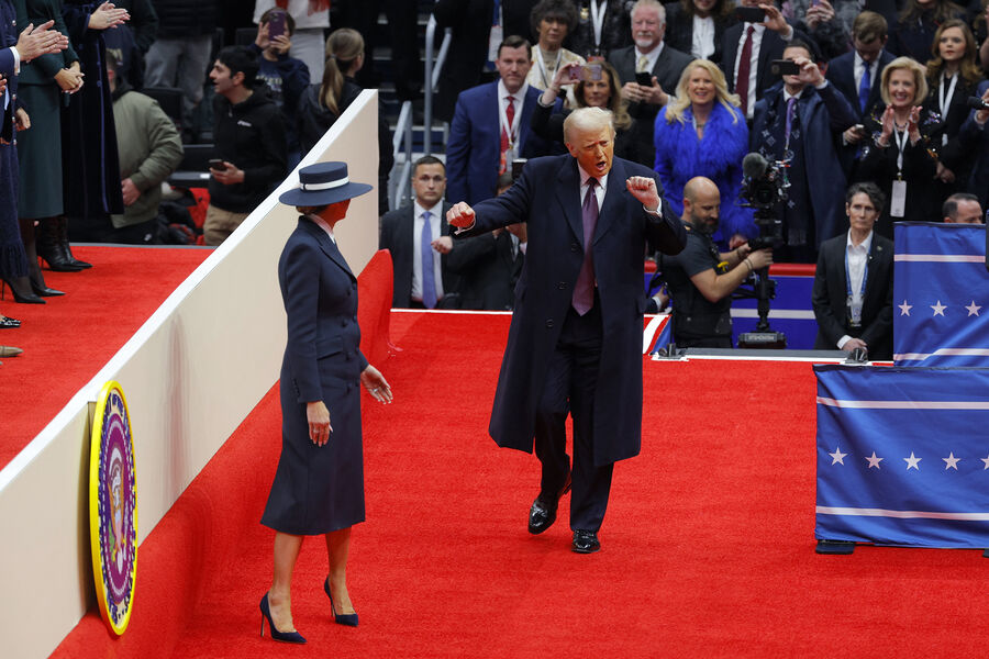 Во время церемонии инаугурации Дональда Трампа в&nbsp;Кэпитал Уан-арена, США, 20&nbsp;января 2025&nbsp;года