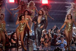 Певец Малума во время выступления на церемонии вручения премии MTV Video Music Awards в Нью-Йорке, 20 августа 2018 года