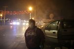 Протестующие на улицах Фергюсона