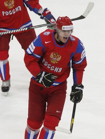 Евгений Малкин после заброшенной шайбы