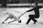 Чемпионы в парном катании Ирина Роднина и Алексей Уланов на Чемпионате Европы по фигурному катанию в Ленинграде, 1970 год