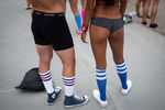Участники Underwear Run