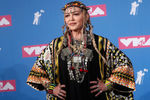 Певица Мадонна во время церемонии вручения премии MTV Video Music Awards в Нью-Йорке, 20 августа 2018 года