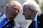 Дональд Трамп и Джефф Сешнс