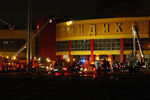 Последствия пожара на рынке «Синдика» на 65 км МКАД, 8 октября 2017 года