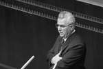 Президент Украины Леонид Кравчук во время принятия присяги, 1991 год