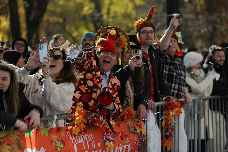 На&nbsp;параде в&nbsp;честь Дня благодарения в&nbsp;Нью-Йорке, 27&nbsp;ноября 2025&nbsp;года