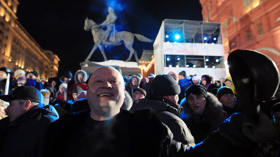 Митинг-концерт «Россия. Севастополь. Крым» на Манежной площади, 18 марта 2018 года
