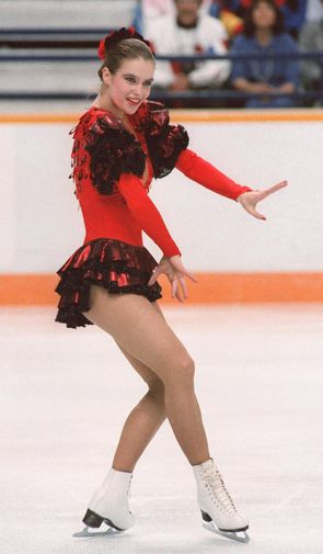 Катарина Витт на зимних Олимпийских играх в 1988 году