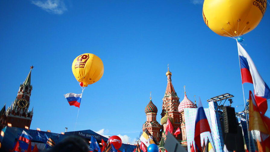 Митинг-концерт &laquo;Мы вместе!&raquo; в&nbsp;центре Москвы