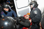 Во время беспорядков на митинге в Донецке 