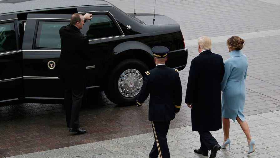 Лимузин президента США Дональда Трампа