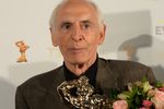 Актер Василий Лановой на торжественной церемонии вручения премии ТЭФИ за высшие достижения в области телевизионных искусств в Первой студии ТТЦ «Останкино» в Москве, 2015 год