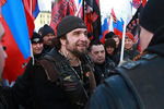 Александр «Хирург» Залдостанов на митинге «Мы вместе!» в центре Москвы
