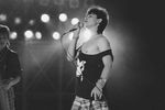 Солист группы «Ласковый май» Юрий Шатунов во время выступления в Москве, 1989 год