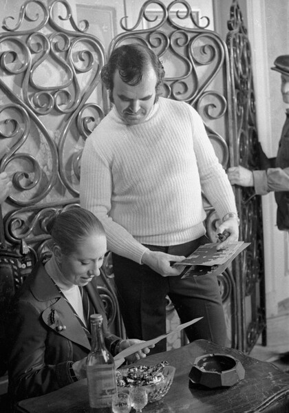 Актриса Инна Чурикова и режиссер Глеб Панфилов на&nbsp;киностудии &laquo;Ленфильм&raquo;, 1977&nbsp;год