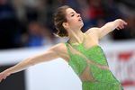 Каролина Костнер (Италия) выступает в произвольной программе женского одиночного катания на чемпионате Европы по фигурному катанию в Москве. Григорий Сысоев / РИА Новости