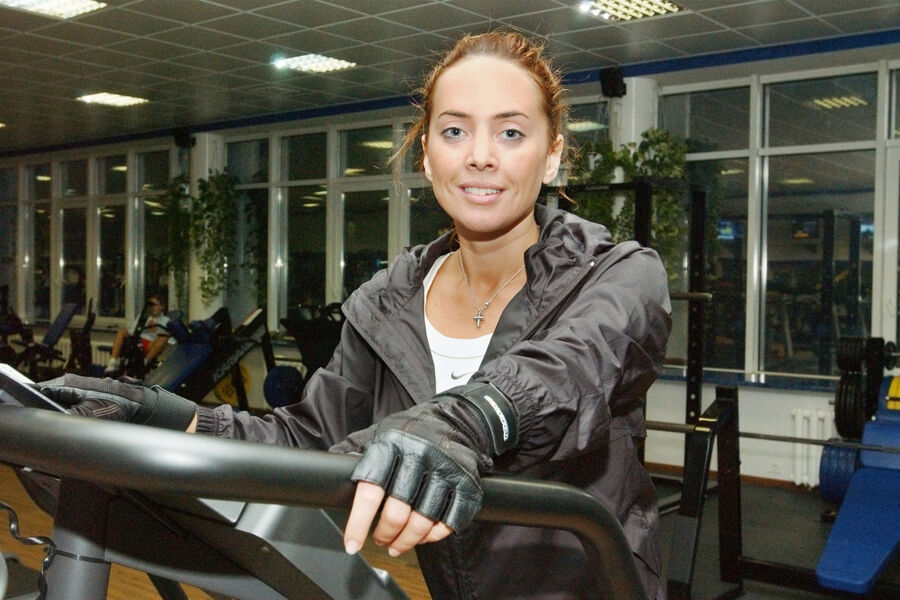 Жанна Фриске в&nbsp;фитнес-центре, 2005&nbsp;год
