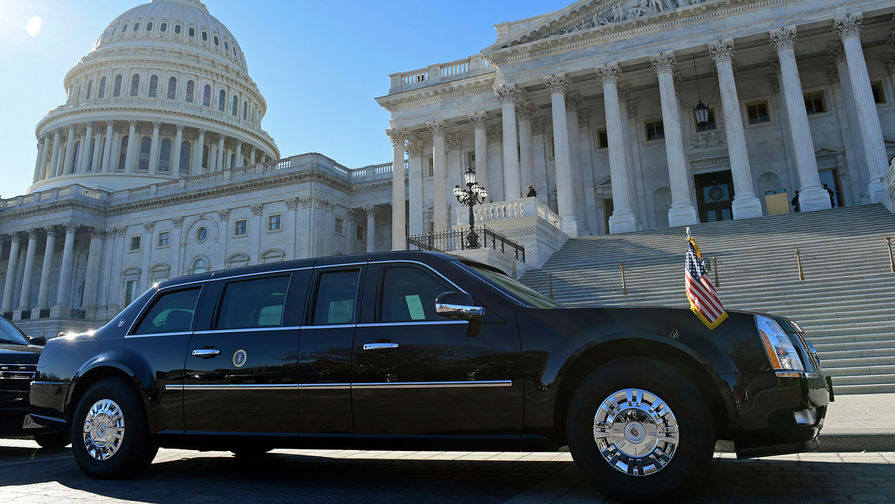 Лимузин президента США Дональда Трампа