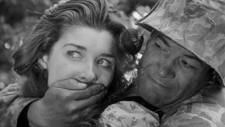 Кадр из фильма «Страх и вожделение» (1952)