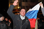 Во время беспорядков на митинге в Донецке 