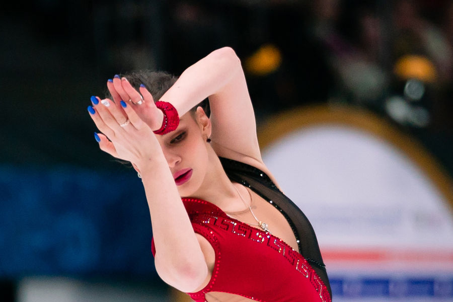 Софья Самодурова выступает в&nbsp;произвольной программе на&nbsp;чемпионате России &mdash; 2022